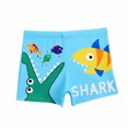 thumbnail image 1 of LSLJS Maillot de Bain Garçon Maillot de Bain pour Enfants Short de Bain Imprimé Short de Bain à Angle Plat avec Cordon de Serrage, Short de Bain Garçon, 1 of 3