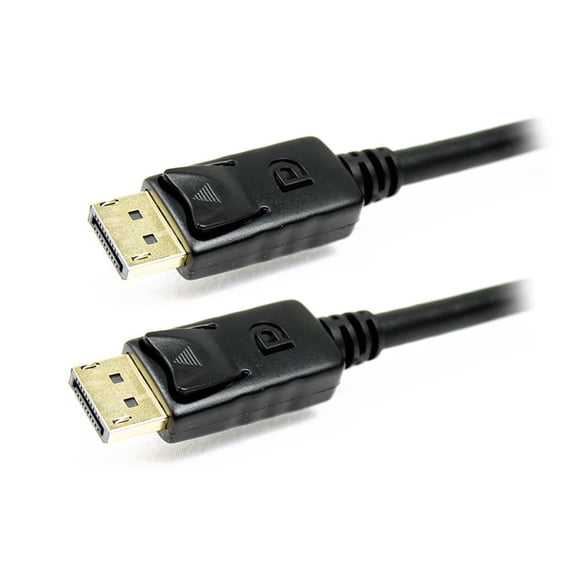 BlueDiamond Displayport 4K Cable - Ultra HD, DP 1.2 rated cable, Male to Male, 28AWG, RoHS Compliant, Black