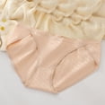 thumbnail image 1 of Clearance & Promo,Women's Seamless High Slit Underwear, Color Blocked, Plus Size, Soft Material, Comfortable Fit, Everyday Wear, Breathable, Seamless Design Ultra-Comfortable Fit|Cotton,Beige, 1 of 8
