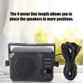 thumbnail image 3 of Car External Speaker, 3.5MM Jack Small Car Mobile  External Speaker Set With 4 Meter Line, For FT-7800R FT-8900R TM261, 3 of 8