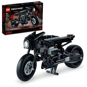 LEGO Technic THE BATMAN – BATCYCLE ensemble 42155, Toy Motorcycle collectible, Kit de construction de modèle d'échelle de la iconique Super Hero Bike de 2022 Film
