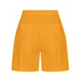 thumbnail image 4 of Birdeem Womens Solid Casual Loose Pockets Drawstring Short Pants, 4 of 12