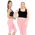 thumbnail image 2 of Stretch Is Comfort Women's Plus Size Knee Length Leggings| Adult X-Large - 7x, 2 of 5