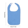 thumbnail image 3 of Avdolw 5-Pack Adult Bibs for Elderly & Disabled - Cotton, Adjustable, Machine Washable, Eating Cloths with Hook & Loop Closure, 3 of 6
