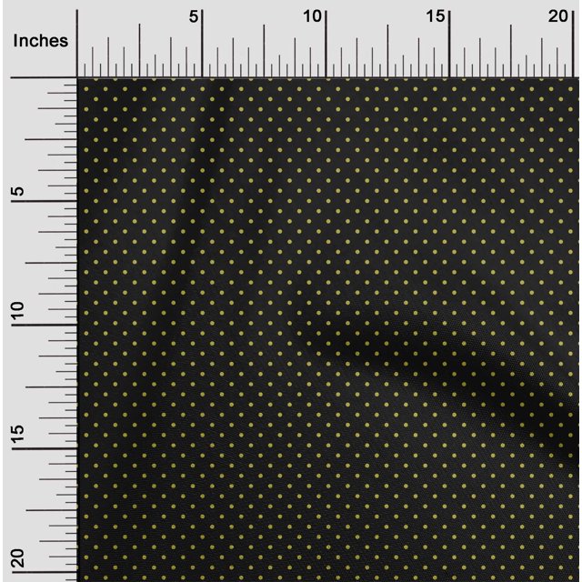 oneOone Georgette Viscose Fabric Polka Dots Print Fabric BTY 42 Inch Wide
