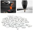 thumbnail image 4 of Riveting Nuts Flat Head Riveting Nuts Aluminum Galvanized 100Pcs Pull Riveting Nuts Aluminum Flat Head Vertical Hardware Accessories Wj-30045, 4 of 8