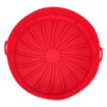 thumbnail image 1 of 1 Pce Friteuse à Air Chaud Silicone Ustensiles de Cuisson Multifonctionnels Plaque de Barbecue Rouge, 1 of 8