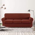 thumbnail image 2 of CHUN YI Housse de Canapé avec Housse de Coussin Séparée Extensible à Carreaux, 2 of 7
