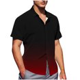 thumbnail image 1 of Pisexur Shirts for Man T Hommes Mode Décontractée Col Rabattu Imprimé Manches Courtes Chemise Boutonnée Blouse Vin, m Chemises de Golf Hommes & Chemises Hommes, 1 of 7