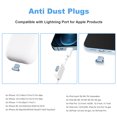 thumbnail image 2 of fastboy 4Pcs Phone Charger Port Dustproof Plug Metal Stopper Caps Multi-functional Parts Accessories Household Company Holiday Plane, 2 of 7