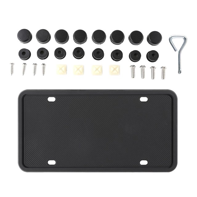 jinwen Silicone Covers Rust Rubber w/ Drainage Holes Auto Black 2pcs