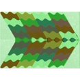 thumbnail image 1 of Ahgly Company Machine Washable Indoor Rectangle Transitional Fern Green Area Rugs, 2' x 4', 1 of 7
