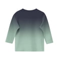 thumbnail image 4 of 2025 Filles T-Shirts Décontractés Manches 3/4 Col Rond Tops d'Été T-Shirts Unis Blouses d'Automne Chandail Tops Gris, 4 of 6
