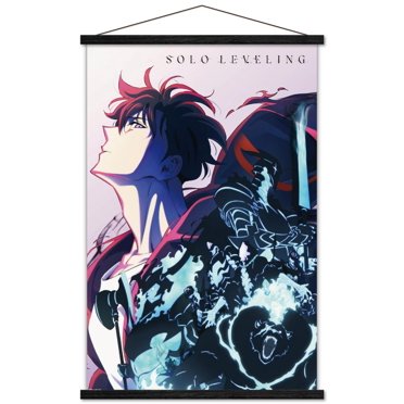 Solo Leveling: Season 2 - Teaser Key Art Wall Poster with Magnetic Frame, 22.375" x 34"
