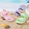 thumbnail image 4 of Kcodviy Children Shoes Beach Sandals Big Girls Slides Light Girl Sandals Big Girls Slide on Sandals Children Soft Bottom Girls Summer Shoes Size 1 Beach Shoes, 4 of 4