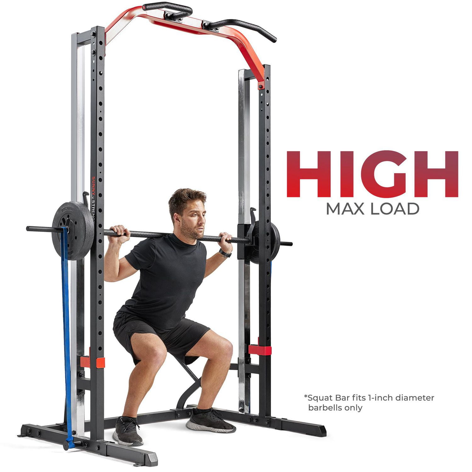 Sunny Health & Fitness Smith Machine Squat Rack Essential Series, Noir – SF-XF920020