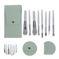 thumbnail image 1 of HAMPPLIES PU Case Makeup Brush Set for Travel and Everyday Use 1 Set, 1 of 6