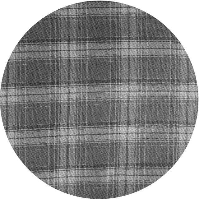 Ahgly Tapis d'Intérieur Lavable en Machine Carré Transitionnel Gris Canon, 3 Pieds Carré