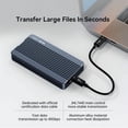 thumbnail image 4 of ACASIS Boîtier SSD NVMe M.2 40Gbps pour M1 M2 Pro/Max, Compatible avec Thunderbolt 3/4/USB4, 4 of 12
