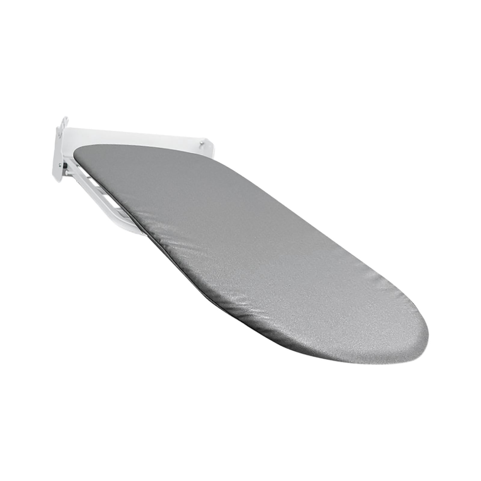 Siruishop Wall Mounted Ironing Board 180 degree Rotation Hanging for Living Room Small Space White Gray