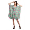 thumbnail image 2 of Moomaya Robe Courte de Caftan de Plage, Robe de Couverture Imprimée, Kaftan pour Femmes, Tenue de Plage, Couverture, 2 of 4