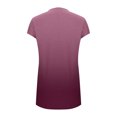 thumbnail image 5 of LOVZFMLL Robes d'Été pour Femmes Décontractées Amples T-Shirt Robe Droite Col en V Manches Courtes à Revers Uni Basique Tenues Quotidiennes Rose B m, 5 of 5