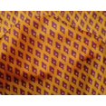 thumbnail image 4 of oneOone Silk Tabby Fabric Argyle Style Ikat Print Sewing Fabric BTY 42 Inch Wide, 4 of 4