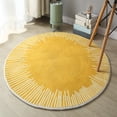 thumbnail image 1 of TIMIFIS Big Rug Round Short Hair Rug - 23.6in Round-No Hair Loss Rug-Non-Shedding and Easy Care- Ideal for High Traffic Areas in Living Room- Bedroom-Washable and Easy to Throw Blanket, 1 of 6