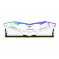 thumbnail image 2 of TEAMGROUP T-Force Delta RGB DDR5 Ram 32GB Kit (2x16GB) 6000MHz (PC5-48000) CL40 Desktop Memory Module Ram (White) for 600 Series Chipset - FF4D532G6000HC38ADC01, 2 of 8