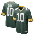 thumbnail image 2 of Youth Green Bay Jacobs 8 Green Stitched Game Player T-shirts, Small, 2 of 2