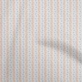 thumbnail image 1 of oneOone Georgette Viscose Orange Fabric Stars Sewing Craft Projects Fabric Prints By Yard 42 Inch Wide, 1 of 5