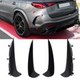 thumbnail image 1 of 1 Pair Rear Bumper Spoiler Air Vent Cover, ABS Rear Bumper Spoiler Side Canard, Improved Aerodynamics, Replacement for  GLC Class X254 Line 2023+, 1 of 8
