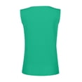 thumbnail image 5 of Timegard Tank Tops for Women Ribbed Deep V-Neck Button Slim Casual Sleeveless Shirts Basic Cami Top, 5 of 5
