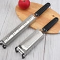 thumbnail image 1 of 3-sided Stainless Steel Cheese Grater Handheld Cheese Shredder with Hanging Hole Multipurpose Hand Grater for Home Restaurant Bakery, 1 of 9