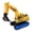 Yellow, variant on Leutsin Educational Toys,Pretend Play Toys for Toddlers,Dress Up Toys,Educational Toy for 1 Year Old Boys Girls,Children's Excavator,Toy Car,Excavator,Large Engineering Vehicle,Hook Machine to Dredge