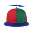 thumbnail image 2 of TOPTIE Rainbow Propeller Baeball Cap, Funny Helicopter Spinner Hat for Adult Costume, 2 of 8