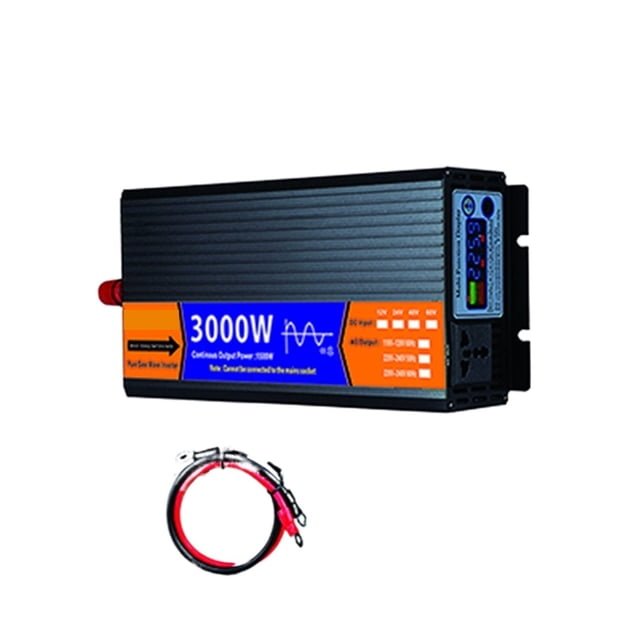 Pure Sine Wave Inverter DC 12V / 24V / 48V / 60V To AC 2000W 3000W 4000W 5000W Voltage Transformer Solar LCD Inverter ,Safety