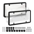 thumbnail image 1 of Miulika Universal American License Plate Frame Cover, Holder, Car Plate Frame, Number White, 1 of 7
