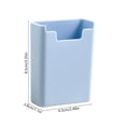 thumbnail image 3 of Boovnll Pen Holder Magnetic Hanging and Suction-Style Pen Container Whiteboard Marker Storage Box Chalkboard Wall-Mounted Large-Capacity Magnetic Pen Container Magnetic Suction Pencil Holder, 3 of 6