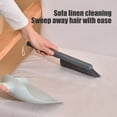 thumbnail image 4 of Dustpan And Brush Set 34.5 cm x 22.5 cm x 7 cm Plastic Handheld Cleaning Tool With Rubber Lip And Soft Bristles For Tabletop Sofa Bedroom Tent, 4 of 6