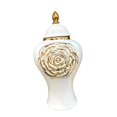 thumbnail image 4 of yuksok Vase en Céramique avec Couvercle Pot de Rangement Temple Délicat Finition Soignée Taille L, 4 of 9
