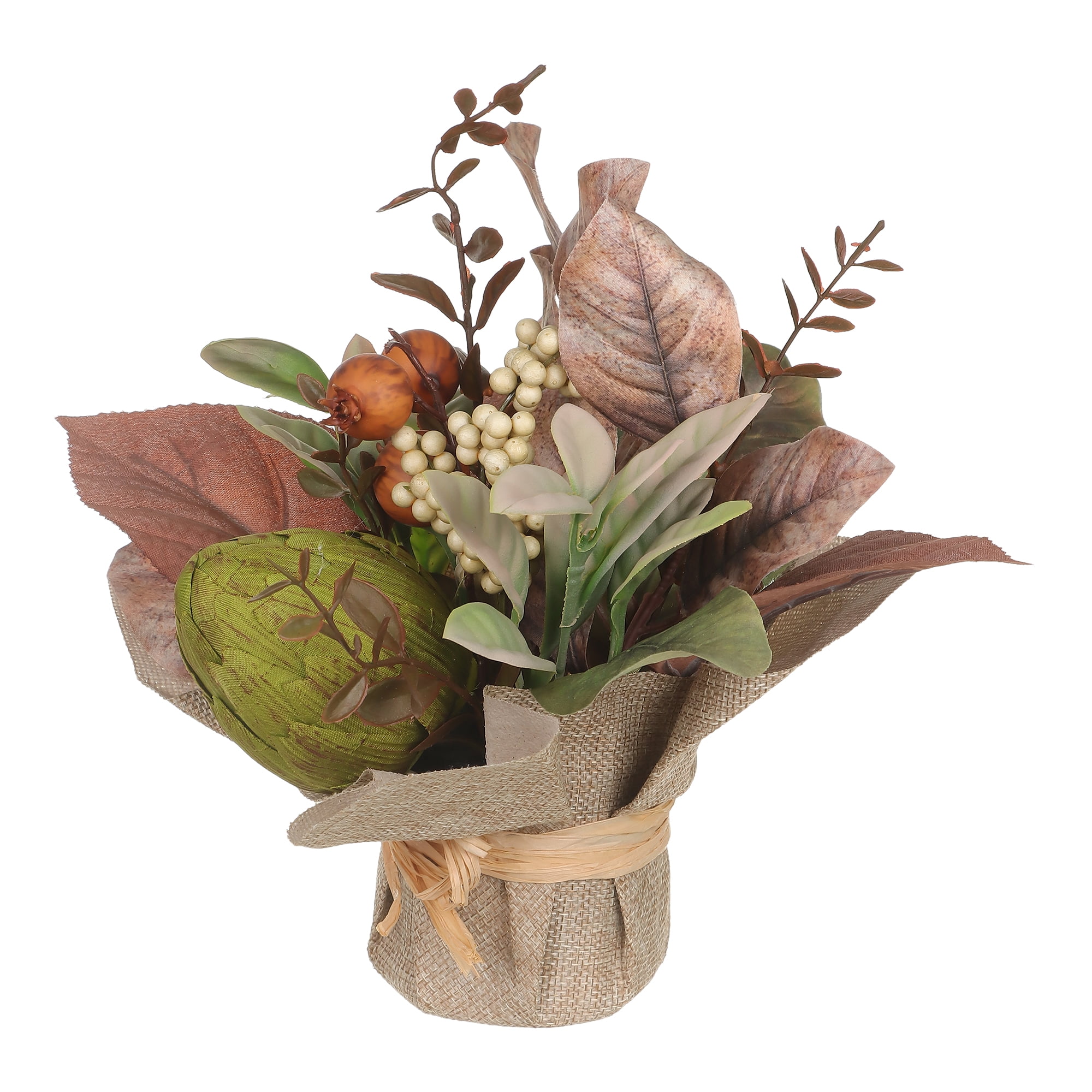 Way-To- Cel Pl Burlap pot Floral