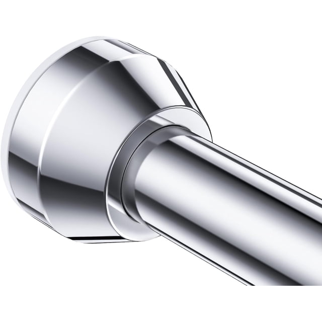 Shower Curtain Rod - Adjustable Tension Spring Shower Curtain Rod Tension Premium Stainless Steel -Slip No Drilling No Rust for Bathroom