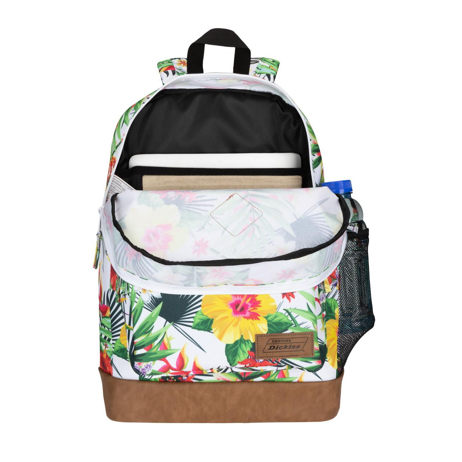 Genuine Dickies White Tropical printed Varsity Backpack