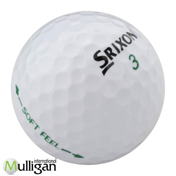 Mulligan - 12 Srixon Soft Feel 5A Recycled Used Golf Balls, White