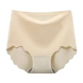thumbnail image 1 of Plebaso Culottes Taille Haute Sans Coutures pour Femmes, Anti-Fuites, Couvrance Totale, Culottes Invisibles pour Dames, 1 of 5