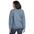 thumbnail image 2 of Gildan SF000 Adult Softstyle Fleece Crew Sweatshirt - STONE BLUE - S, 2 of 2
