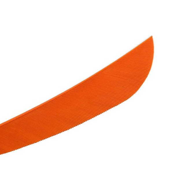 Langgg 12 Pieces Archery Hunting Arrow Feather Fletching Right Wing Fletches 4 inch Orange