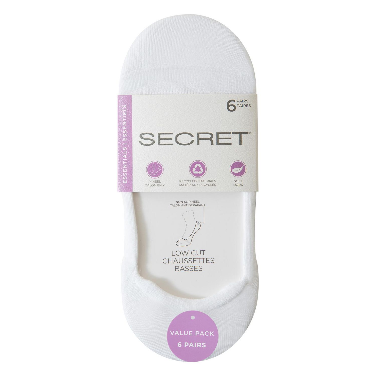 Secret Essentiel Socquettes pour femmes 6P