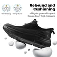 thumbnail image 4 of FitVille Chaussures de Marche à Enfiler Extra Larges pour Hommes avec Conception Mains Libres et Semelle EVA Absorbant les Chocs, 4 of 7